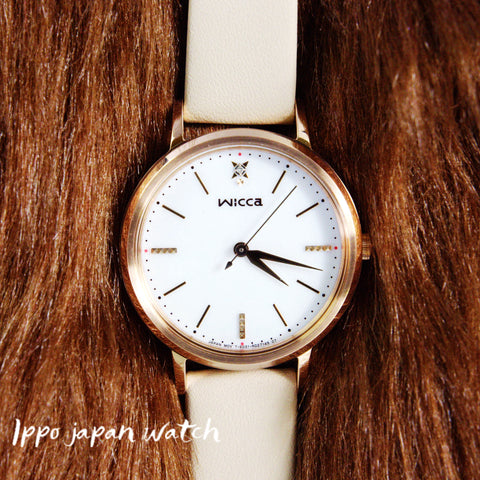 CITIZEN KP5-166-10 Watch - Women's Wicca Solar Tech Watch with 30mm Case, Calf Band, Pink Gold (Image 2)
