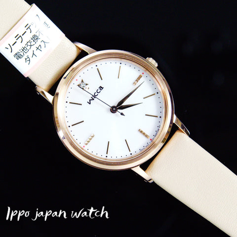 CITIZEN KP5-166-10 Watch - Women's Wicca Solar Tech Watch with 30mm Case, Calf Band, Pink Gold (Image 5)