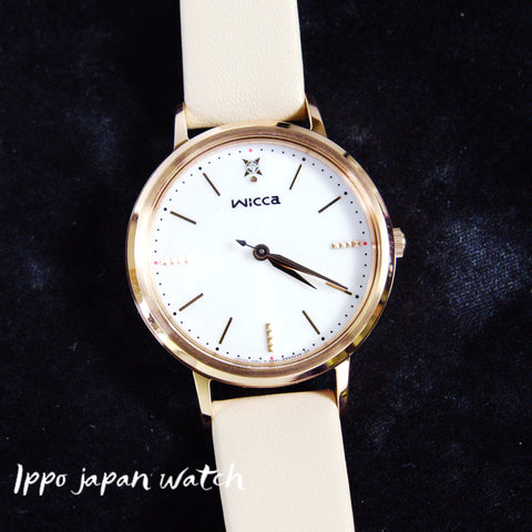 CITIZEN KP5-166-10 Watch - Women's Wicca Solar Tech Watch with 30mm Case, Calf Band, Pink Gold