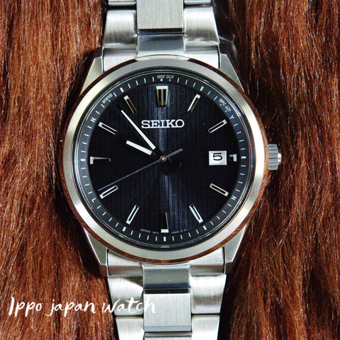 Seiko Selection SBTM351 solar radio date metal men's watch