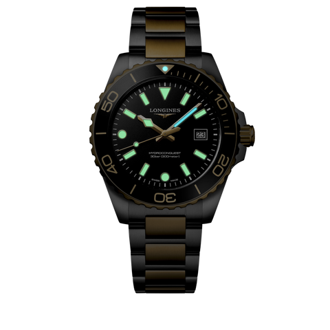 LONGINES HydroConquest L3.769.3.56.7 Quartz 42mm Men Unisex Watch
