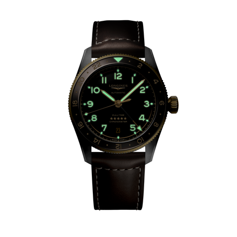 LONGINES Spirit Zulu Time L3.802.5.53.2 Automatic 39mm Watch