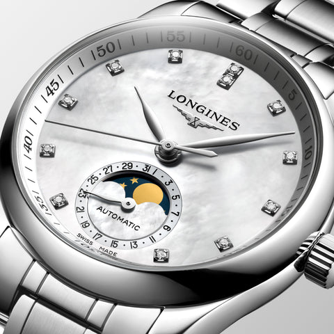 LONGINES L2.409.4.87.6 Automatic Movement Stainless Steel Water Resistant Elegant Design