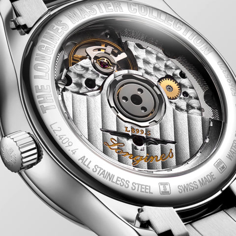 LONGINES L2.409.4.87.6 Automatic Movement Stainless Steel Water Resistant Elegant Design