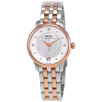 MIDO M039.207.22.106.00 Watch - BARONCELLI 2-Year Warranty [Parallel Import] White