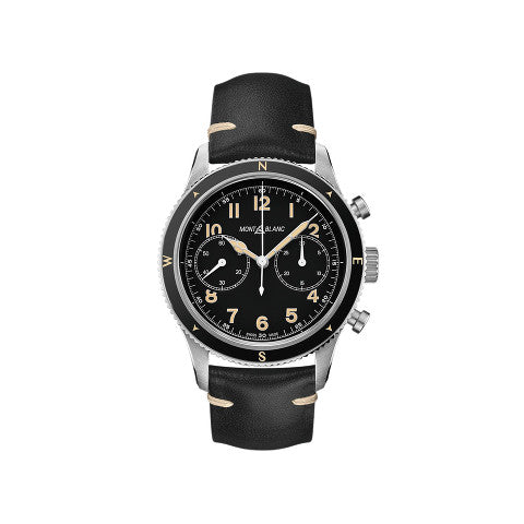 MONTBLANC 126915 Watch - 1858 Black Watch with 2 Year Warranty, Elegant Design, Swiss Craftsmanship, and Timeless Style