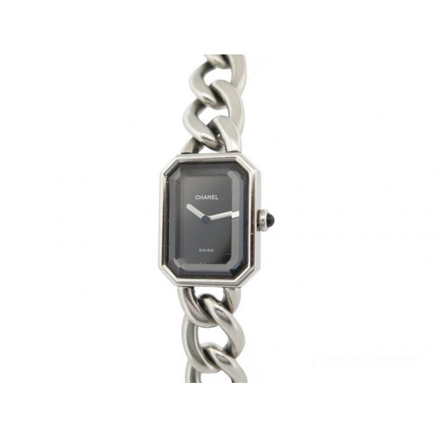 CHANEL H7018 Watch - Première 26mm Black Metal Chain Watch - Stylish & Elegant Timepiece