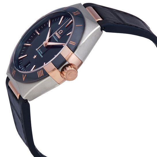 OMEGA 131.23.41.21.03.001 Watch - OMEGA Constellation 5-Year Warranty Blue - Luxury Swiss Watch for Men