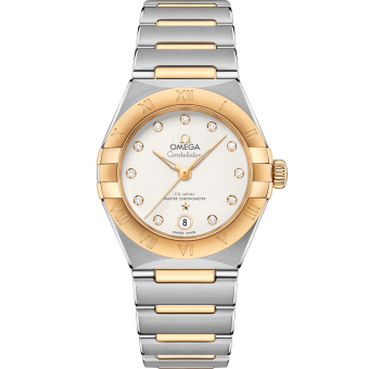 OMEGA 131.20.29.20.52.002 CONSTELLATION 29 mm, steel ‑ yellow gold on steel ‑ yellow g
