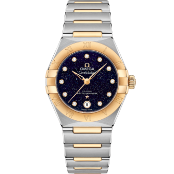 OMEGA 131.20.29.20.53.001 CONSTELLATION 29 mm, steel ‑ yellow gold on steel ‑ yellow g