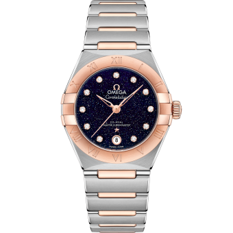 OMEGA 131.20.29.20.53.002 CONSTELLATION 29 mm, steel ‑ Sedna™ gold on steel ‑ Sedna™ g