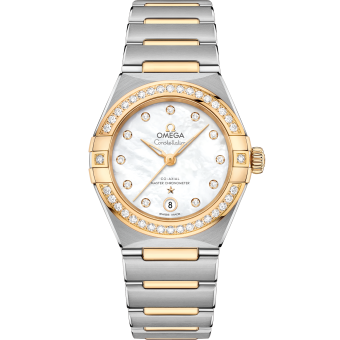 OMEGA 131.25.29.20.55.002 CONSTELLATION 29 mm, steel ‑ yellow gold on steel ‑ yellow g