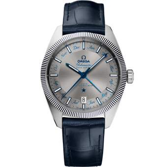OMEGA 130.33.41.22.06.001 CONSTELLATION GLOBEMASTER 41 mm, steel on leather