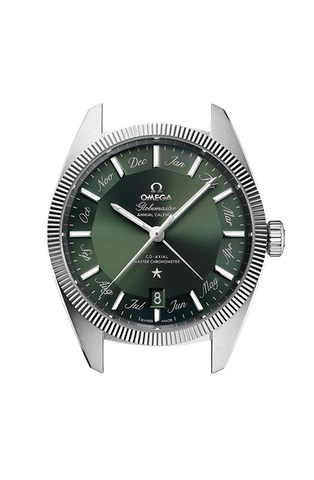 OMEGA 130.33.41.22.10.001 CONSTELLATION GLOBEMASTER 41 mm, steel on leather strap