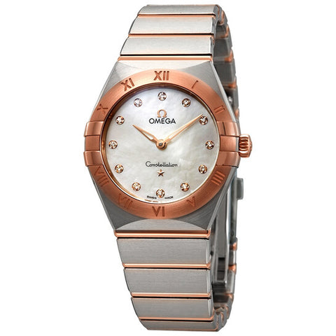 OMEGA 131.20.28.60.55.001 OMEGA Constellation Manhattan Quartz 28MM Watch - Elegant Swiss Timepiece