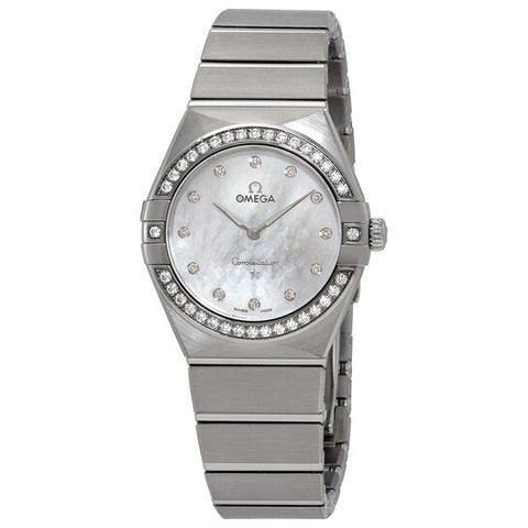 OMEGA 131.15.28.60.55.001 OMEGA Constellation Manhattan Quartz 28MM - Elegant Swiss Luxury Watch for Women