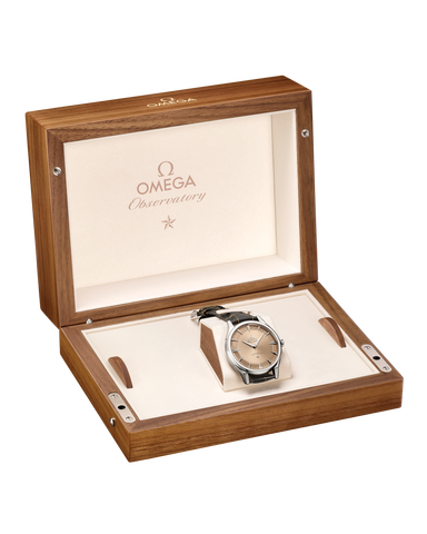 OMEGA 140.93.39.21.99.001 NEW CONSTELLATION OBSERVATORY 39.4 mm, platinum‑gold on alli