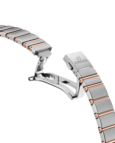 OMEGA 131.25.25.60.99.001 CONSTELLATION 25 mm, steel ‑ Sedna™ gold on steel ‑ Sedna™ g