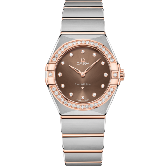 OMEGA 131.25.28.60.63.001 CONSTELLATION 28 mm, steel ‑ Sedna™ gold on steel ‑ Sedna™ g
