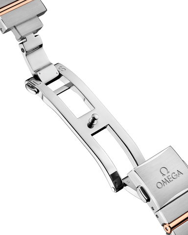 OMEGA 131.25.28.60.99.001 Elegant Women's Watch Swiss Automatic Movement 18K Gold Case Diamond Bezel