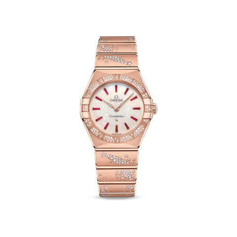 OMEGA 131.55.28.60.99.003 Constellation Manhattan 5-Year Warranty Index: Red Ruby [Parallel Import]