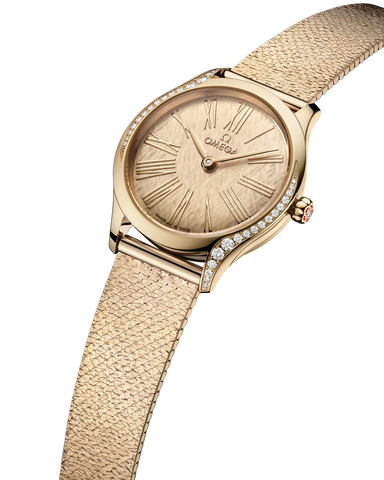 OMEGA 428.55.26.60.99.001 DE VILLE MINI TRÉSOR 26 mm, Moonshine™ gold on Moonshine™ go