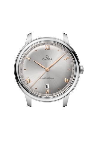 OMEGA 434.13.40.20.06.001 Luxury Automatic Watch - Stainless Steel Case - Blue Dial - Water Resistant - Date Function