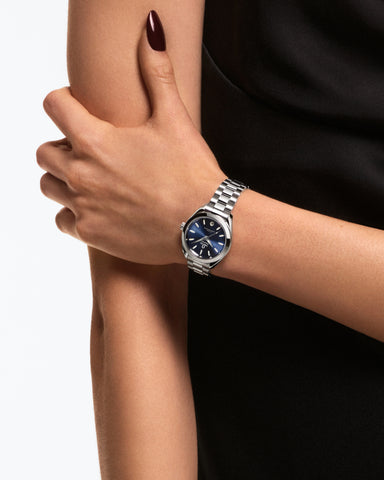 OMEGA 220.10.30.20.03.001 Classic Automatic Movement Stainless Steel Case Elegant Blue Dial