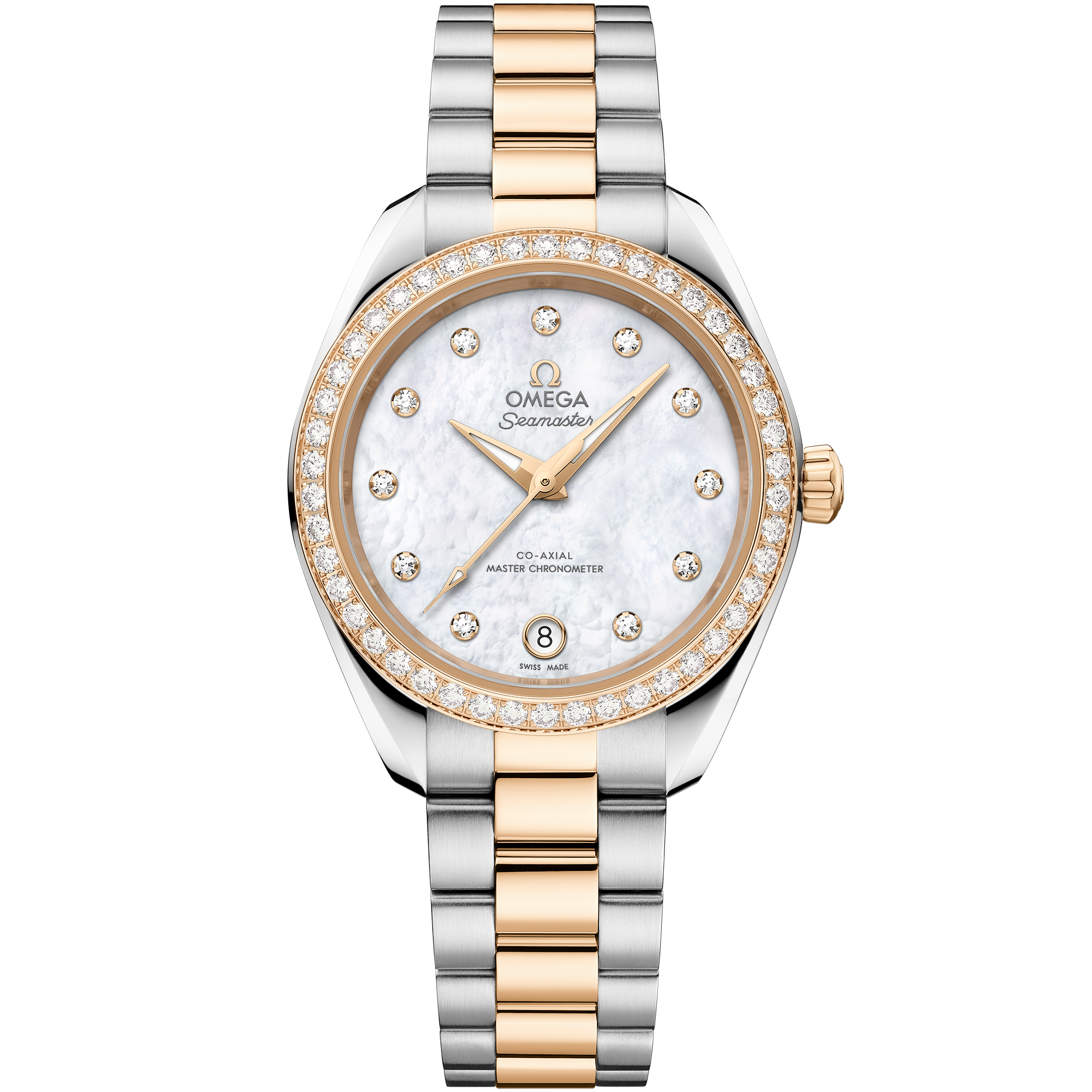 OMEGA 220.25.30.20.55.001 Watch - Elegant 18K Rose Gold Automatic Swiss Movement Water Resistant Luxury Design