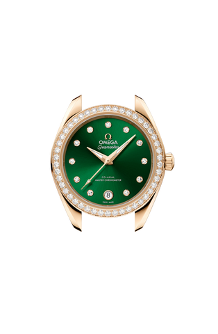 OMEGA 220.55.30.20.60.001 NEW SEAMASTER AQUA TERRA 150M 30 mm, Moonshine™ gold on Moon