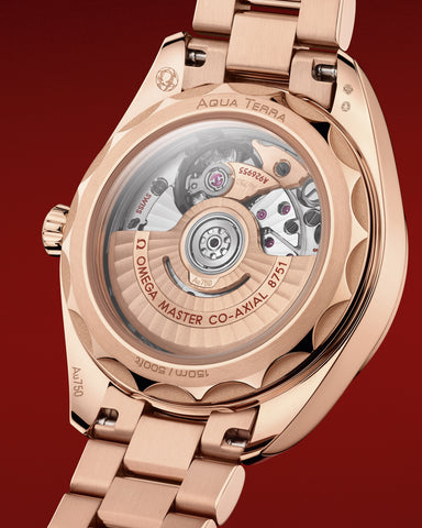 OMEGA 220.55.30.20.61.001 NEW SEAMASTER AQUA TERRA 150M 30 mm, Sedna™ gold on Sedna™ g