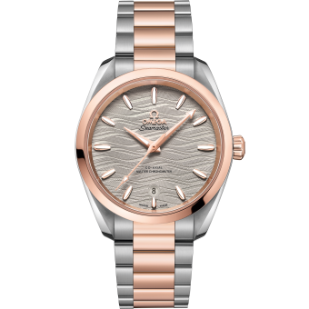 OMEGA 220.20.38.20.06.001 SEAMASTER AQUA TERRA 150M 38 mm, steel ‑ Sedna™ gold on stee