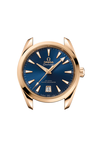 OMEGA 220.50.38.20.03.001 SEAMASTER AQUA TERRA 150M 38 mm, Moonshine™ gold on Moonshin