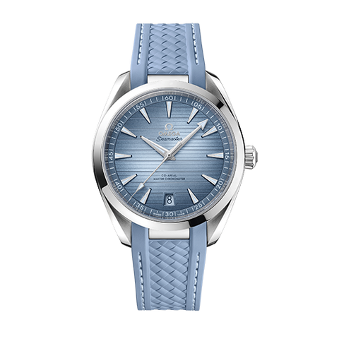 OMEGA 220.12.41.21.03.008 OMEGA Seamaster Aqua Terra 5-Year Warranty Blue Watch - Luxury Men's Timepiece