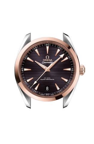 OMEGA Seamaster Aqua Terra 150M 220.22.41.21.06.001 41mm Steel Sedna Gold Automatic Rubber Strap Watch