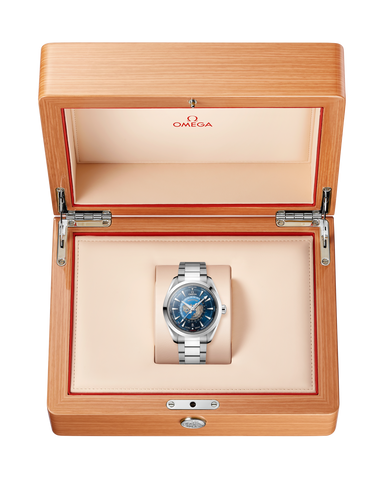 OMEGA 220.10.43.22.03.001 Luxury Automatic Watch - Stainless Steel Case - Blue Dial - Water Resistant - Sapphire Crystal
