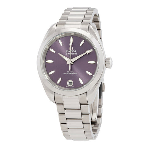 OMEGA 220.10.34.20.10.002 OMEGA Seamaster Aqua Terra Shade 5-Year Warranty Purple - Luxury Swiss Watch for Men