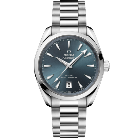 OMEGA 220.10.38.20.03.003 Seamaster Aqua Terra Automatic 38mm Stainless Steel Blue Dial Swiss Made