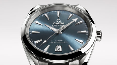 OMEGA 220.10.38.20.03.003 Seamaster Aqua Terra Automatic 38mm Stainless Steel Blue Dial Swiss Made