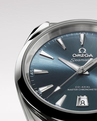 OMEGA 220.10.38.20.03.003 Seamaster Aqua Terra Automatic 38mm Stainless Steel Blue Dial Swiss Made