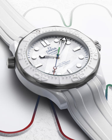 OMEGA 522.92.44.20.04.002 Milano Cortina 2026 New Seamaster Diver 300M 43.5 mm, white