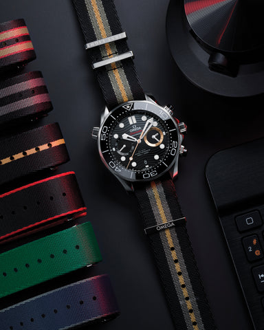 OMEGA Seamaster Diver 300M 210.32.44.51.01.002 Automatic 44mm Men's Watch with Stainless Steel NATO Strap