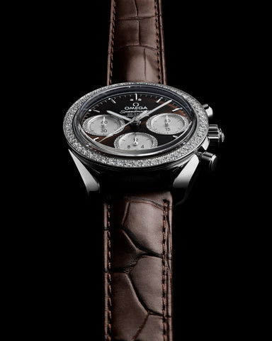 OMEGA 324.18.38.50.63.001 SPEEDMASTER 38 38 mm, steel on alligator