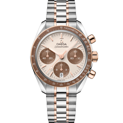 OMEGA Speedmaster 324.20.38.50.02.002 Automatic 38mm Steel Sedna Gold Ladies Watch