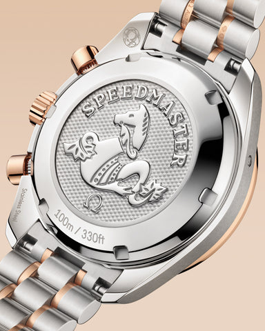 OMEGA Speedmaster 324.20.38.50.02.002 Automatic 38mm Steel Sedna Gold Ladies Watch