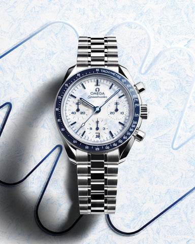 OMEGA 522.30.38.50.04.001 Milano Cortina 2026 New Speedmaster 38 38 mm, steel on steel