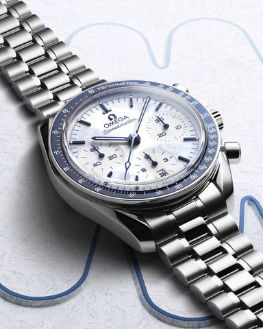 OMEGA 522.30.38.50.04.001 Milano Cortina 2026 New Speedmaster 38 38 mm, steel on steel