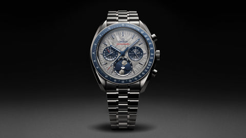 OMEGA 304.30.43.52.06.001 Swiss Automatic Movement Chronograph Stainless Steel Water Resistant Luxury Watch