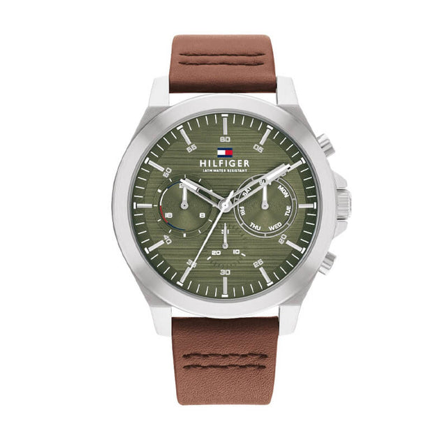 TOMMY HILFIGER 1710522 Watch - Stylish Men's Watch with Water Resistance, Classic Design and Durable Stainless Steel Band