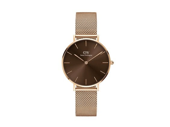 Daniel Wellington DW00100477 Watch - Petite 32mm Amber RG BR Brown